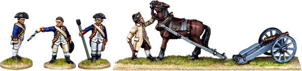 AWI028 - 3 Pounder Grasshopper Gun And Crew