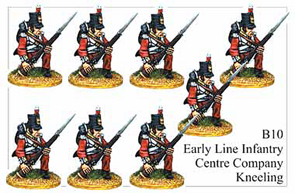 B010 Early Line Infantry Centre Company Kneeling