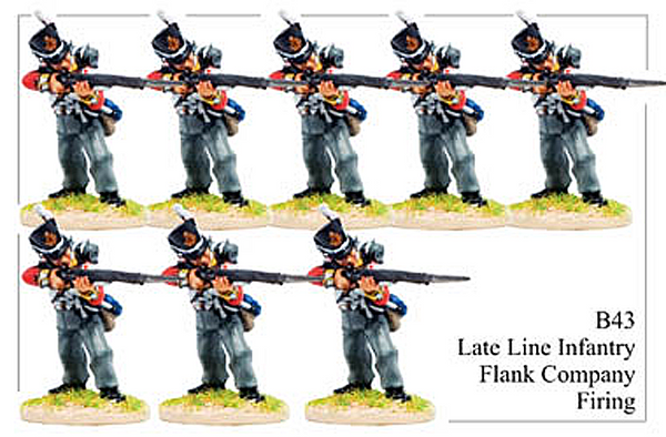 B043 Late Line Infantry Flank Company Firing