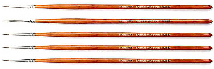 BRSSET004 - Sable Mix Fine Finish Brush Set