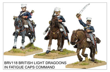 BRV118 Light Dragoons in Covered Caps Command
