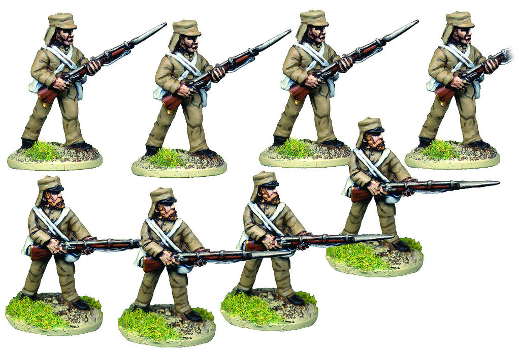 BRV203 British Infantry In Shell Jacket Advancing