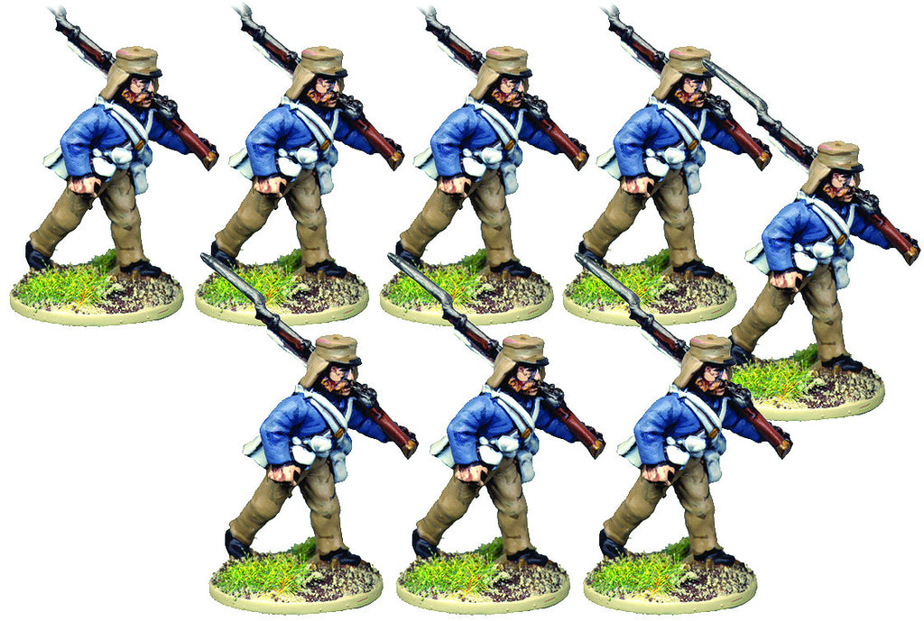 BRV205 British Infantry In Shell Jacket Advancing