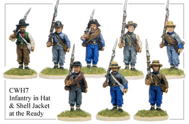 CWH007 Infantry in Hats and Shell Jackets at the Ready