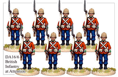 DA166 British Infantry at Attention