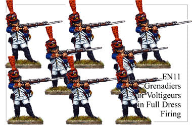 FN011 - Grenadiers Or Voltigeurs In Full Dress Firing