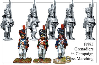 FN083 - Line Grenadiers In Campaign Dress Marching