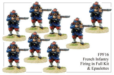 FPF016 French Infantry in Full Kit and Epaulettes