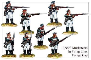 RN053 Musketeers in Firing Line and Forage Cap