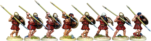 WG042 - Spartan Hoplites Attacking