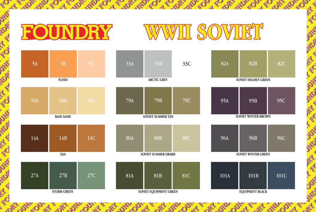 World War II Soviet Paint Set