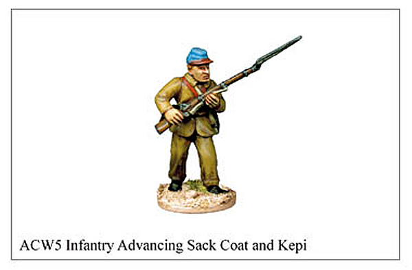 ACW005 - Infantry Advancing Sack Coat And Kepi