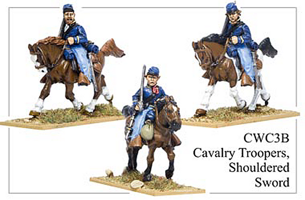 CWC003B Cavalry Troopers, Shouldered Sword