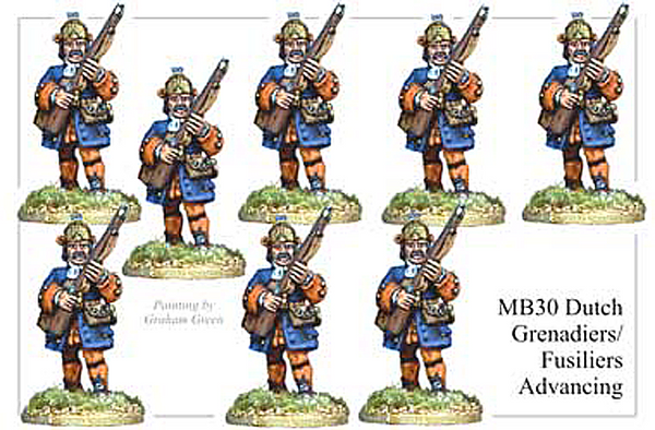 MB030 - Dutch Grenadier Or Fusiliers Advancing