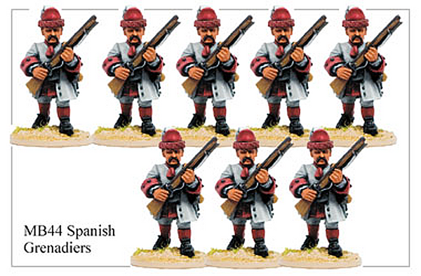 MB044 - Spanish Infantry Grenadier Advancing