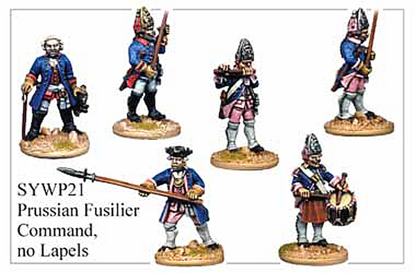 SYWP021 - Prussian Fusiliers No Lapels Command