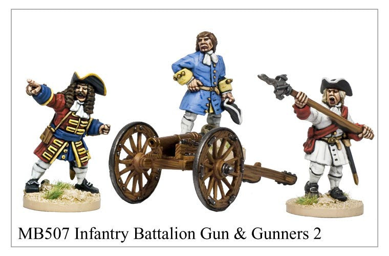 Infantry Battalion Gun and Crew (MB507)