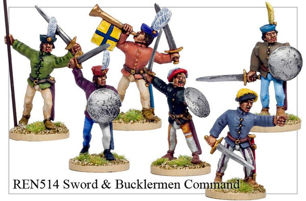 REN514 - Sword & Bucklermen Command