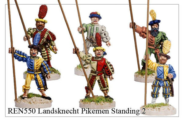 REN550 - Landsknecht Pikemen Standing 2