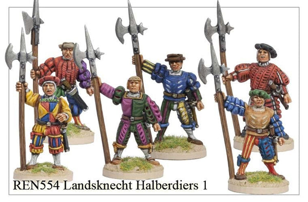 REN554 - Landsknecht Halberdiers