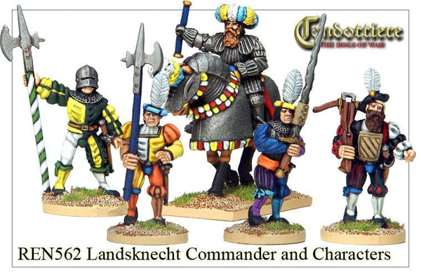 REN562 - Landsknecht Commander and Characters