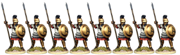 WG076 - Greek Hoplites in Attic Helmets