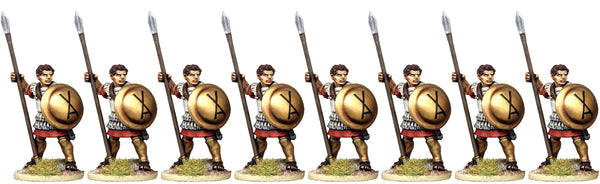 WG077 - Bare Headed Greek Hoplites