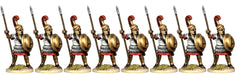 WG078 - Greek Hoplites in Tall Corinthian Helmets