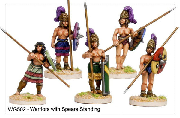 WG502 - Warriors with Spears Standing
