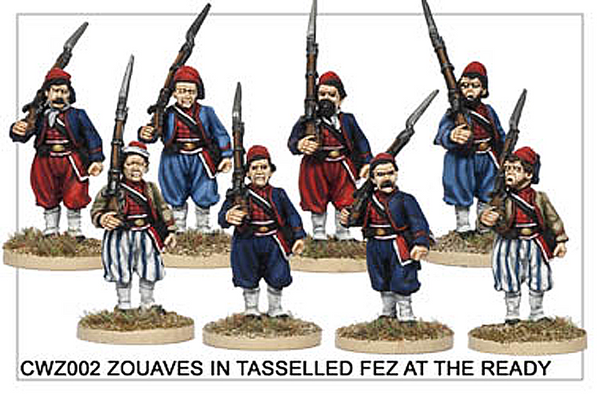 CWZ002 Zouaves in Tasseled Fez at the Ready
