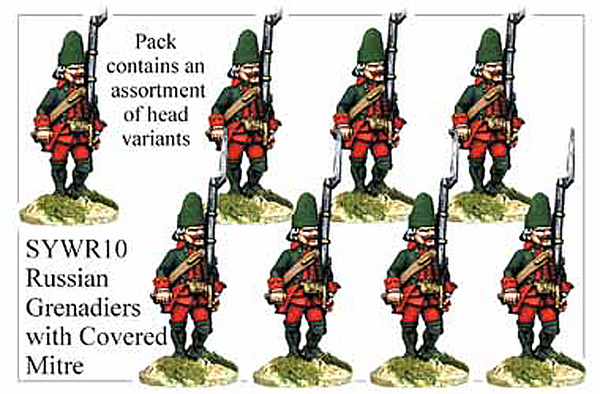 SYWR010 Russian Grenadiers with Covered Mitre