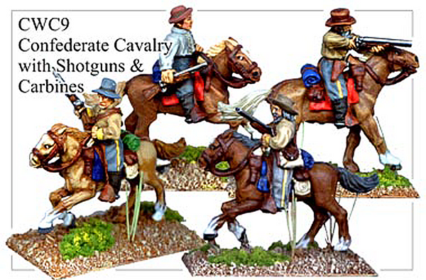CWC009 Confederate Cavalry with Shotguns and Carbines