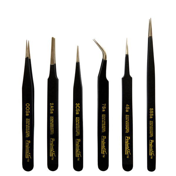 TOOL34 - 6 Piece Professional Tweezer Set