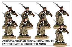 CMRS038 Infantry in Fatigue Caps Shouldered Arms
