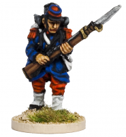 FPF013 French Infantry in Full Kit and Greatcoats Advancing
