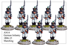 AN014 German Infantry 1806-15 Marching