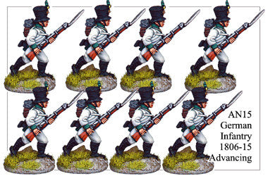 AN015 German Infantry 1806-15 Advancing