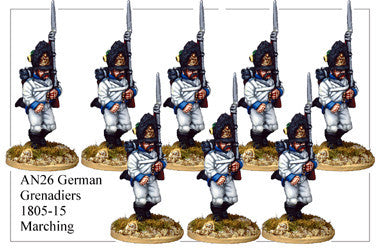 AN026 German Grenadiers 1805-15 Marching