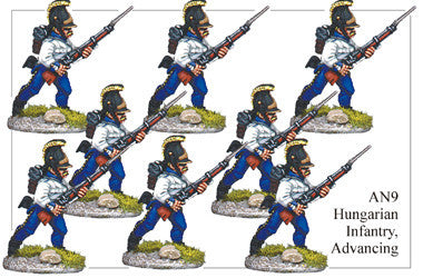 AN009 Hungarian Infantry Advancing