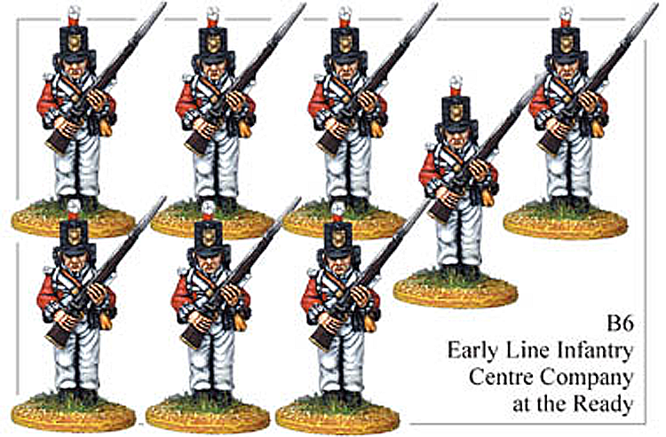 B006 Early Line Infantry Centre Company At the Ready