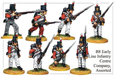 B008 Early Line Infantry Centre Company Assorted