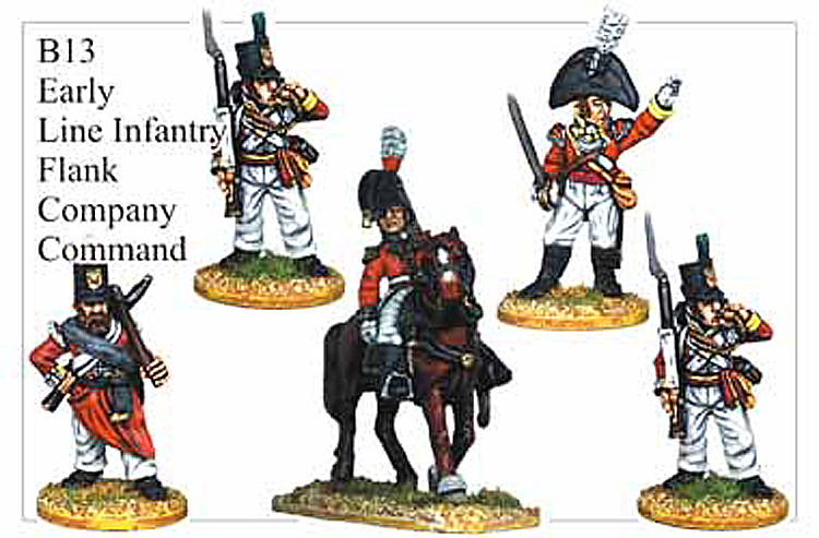 B013  Early Line Infantry Flank Company Command