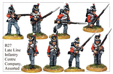 B027  Late Line Infantry Centre Company Assorted