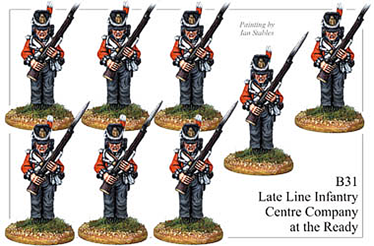 B031  Late Line Infantry Centre Company At the Ready