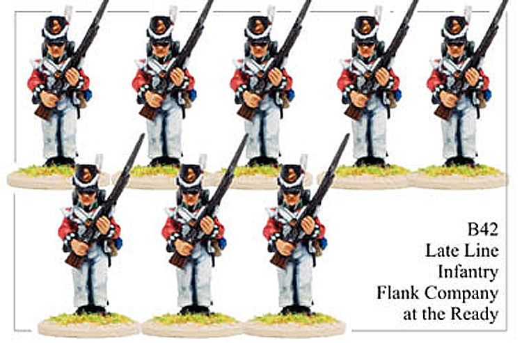 B042 Late Line Infantry Flank Company At the Ready