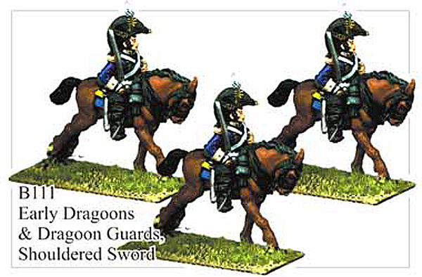 B111 Early Dragoons or Dragoon Guards Shouldered Sword