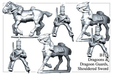 B114 Dragoons or Dragoon Guards Dragoons Shouldered Sword