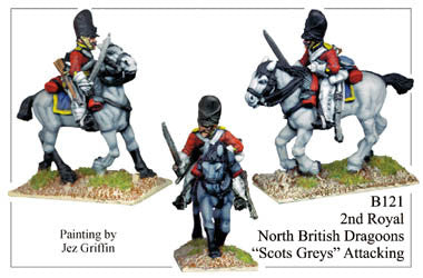 B121 2nd Royal North British Dragoons "Scots Greys" Attacking