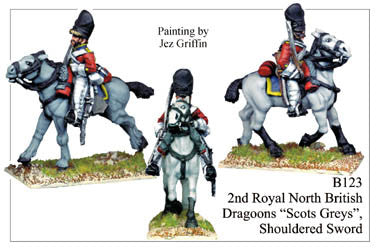 B123 2nd Royal North British Dragoons "Scots Greys" Shouldered Sword 2