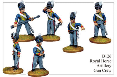 B126 Royal Horse Artillery Gun Crew